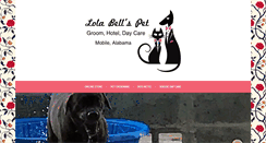 Desktop Screenshot of lolabellspet.com